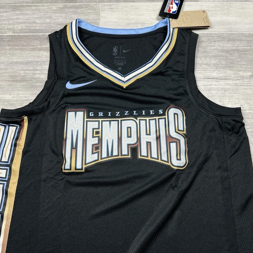 Memphis Grizzlies‎ Nike Dri-FIT City Edition Swingman 48 Large Black Jersey NEW